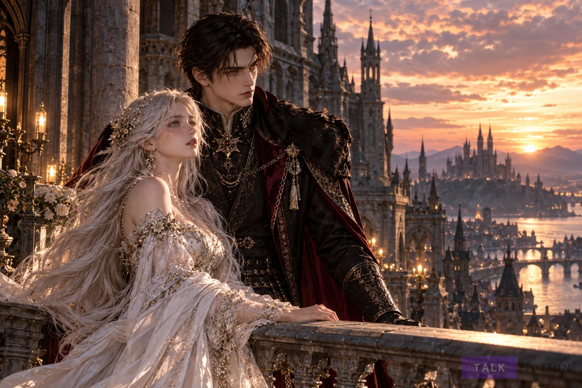 Angelina and Edwin in Fell Into the Arms of a Mad Villain
