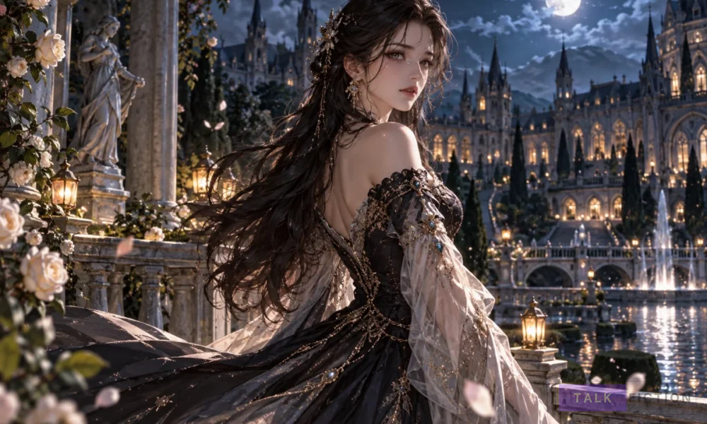 She Wasn’t My Daughter Novel featured fantasy illustration of a noblewoman
