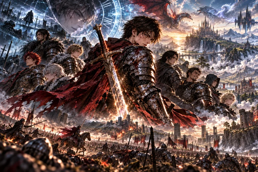 Enkrid, the 444th Squad, and the world of Eternally Regressing Knight