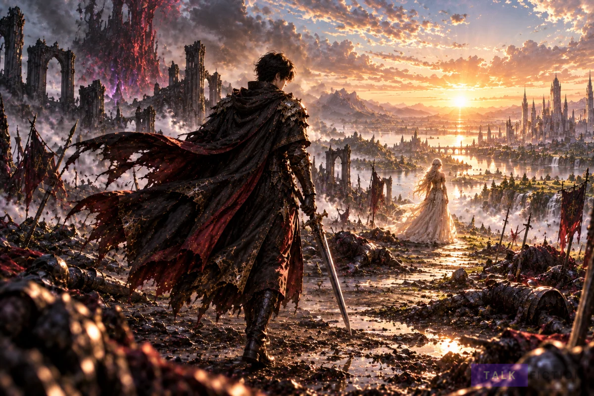 Helmut after defeating the Demon King