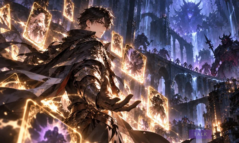 Infinite Gacha fantasy novel illustration
