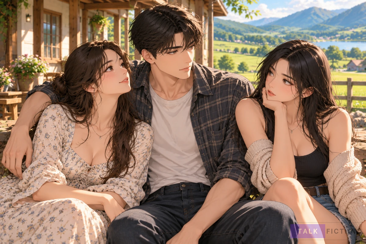 The main characters Andy, Ember and Mia from the Teach Me First story