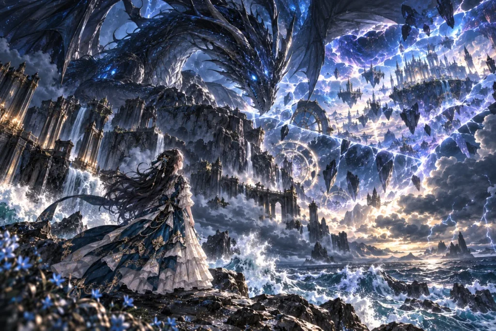 The Dragon Duke and dimensional rift in Black Killer Whale Baby