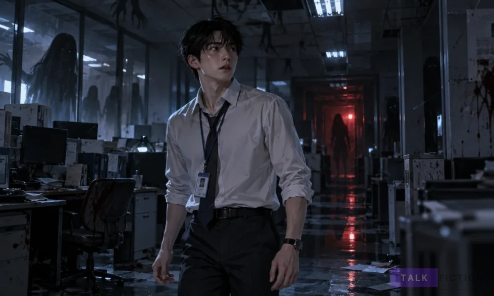 Office worker trapped in a supernatural world in Got Dropped into a Ghost Story