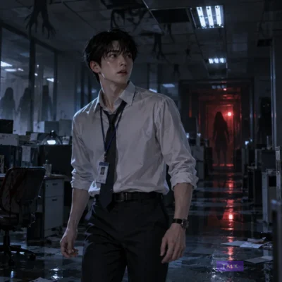 Office worker trapped in a supernatural world in Got Dropped into a Ghost Story