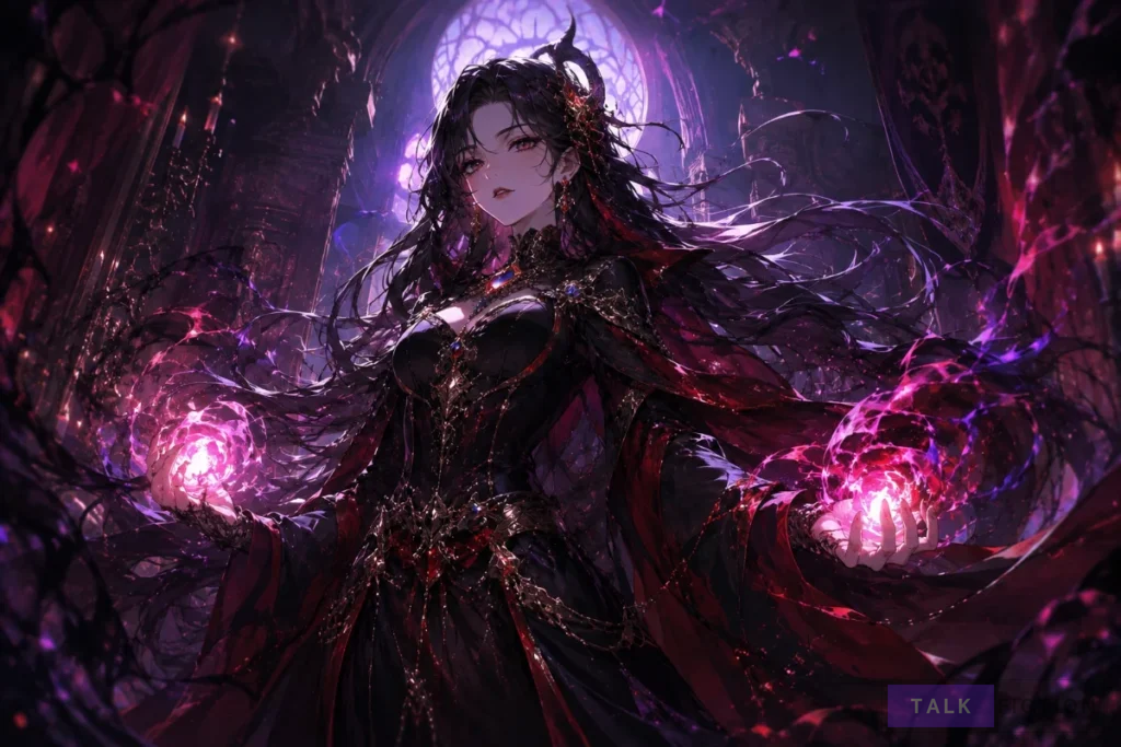 Bella as the Demon Lord in The Villainess I Possessed Is Raising Hell