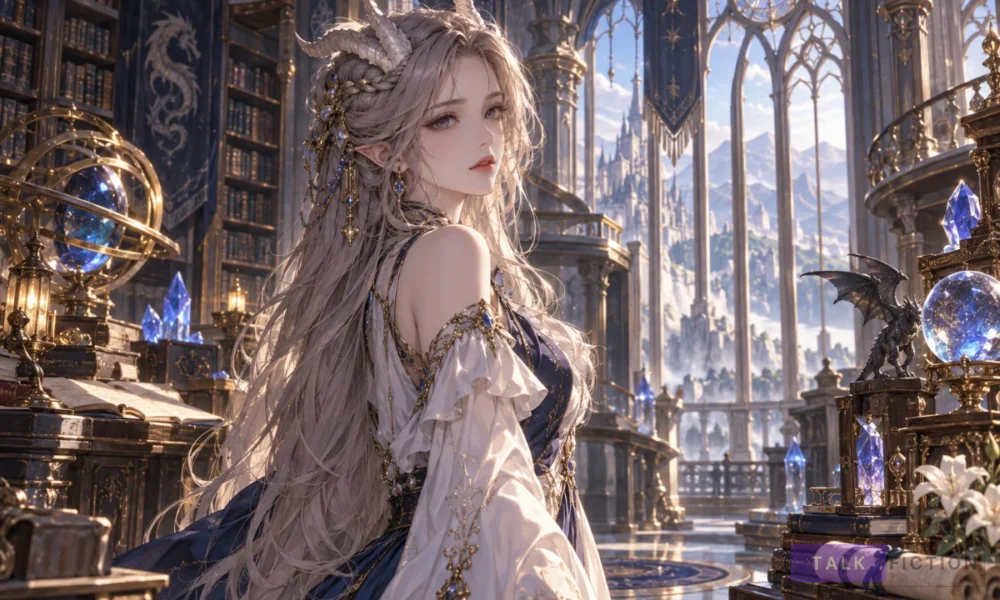 Jaina inside the Magic Tower in Father, I Won’t Do Anything