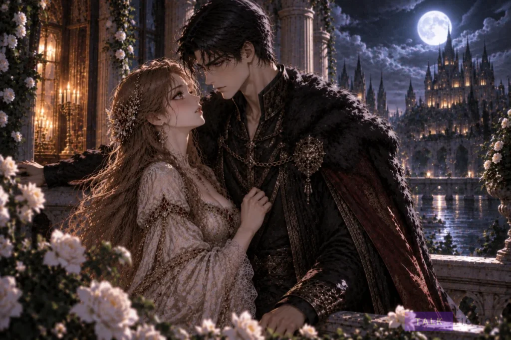 Diana and Giscard in I Married the Monster Twice