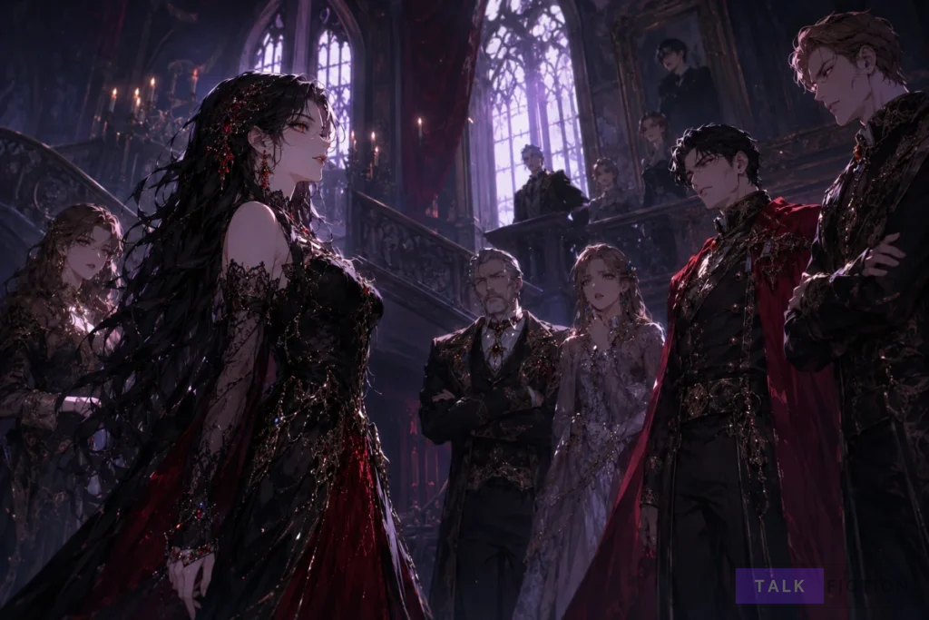 Bella confronting Isabella's family in The Villainess I Possessed Is Raising Hell
