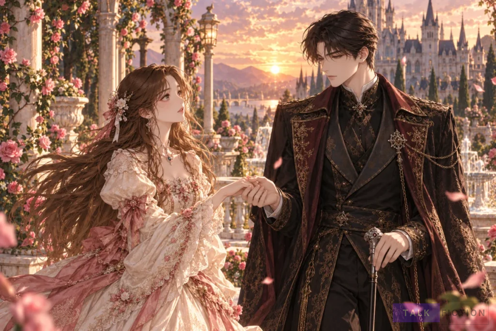 Marin and Gerald developing a slow-burn romance in I Got Engaged to the Blind Duke