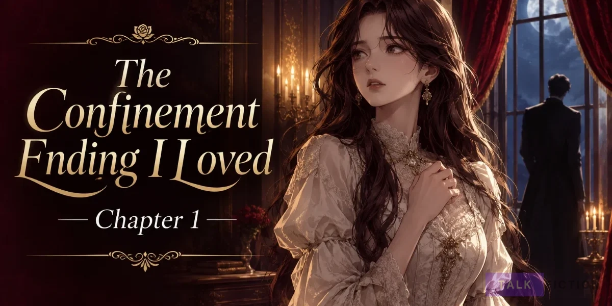 A mysterious woman inside a dark mansion representing The Confinement Ending I Loved Chapter 1.
