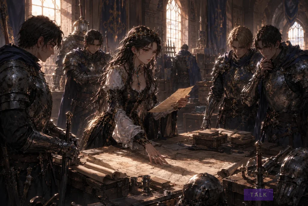 Cassia Astrid helping rebuild the doomed knight order