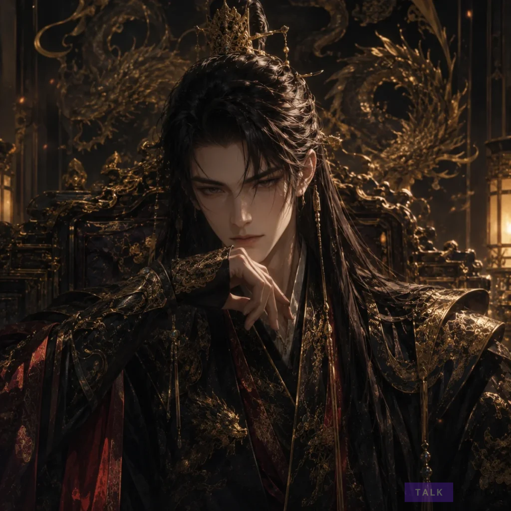 Mu Zhan, the Alpha emperor in The Emperor's Favorite Concubine Is an O