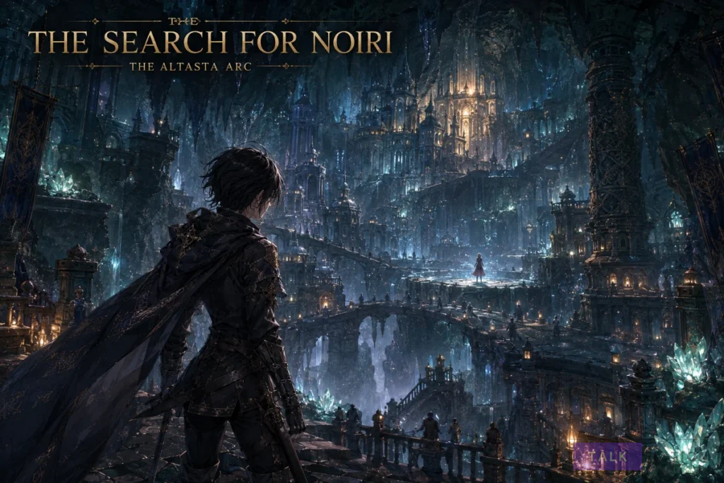 Ruzée searching for Noiri in the underground empire of Altasta