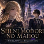 Shi ni Modori no Mahou novel guide featuring Oriana and Vincent