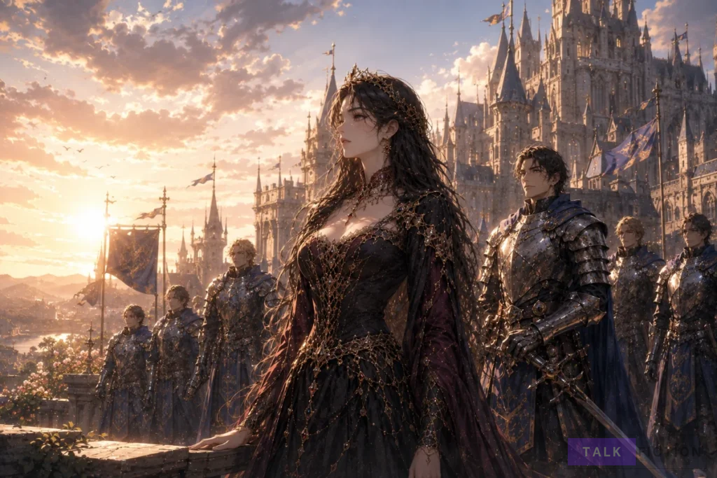 Cassia Astrid and the knights after changing their doomed fate