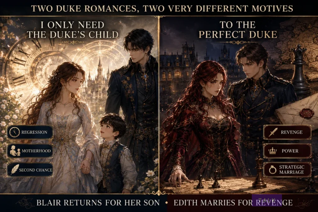 I Only Need the Duke’s Child vs To the Perfect Duke comparison
