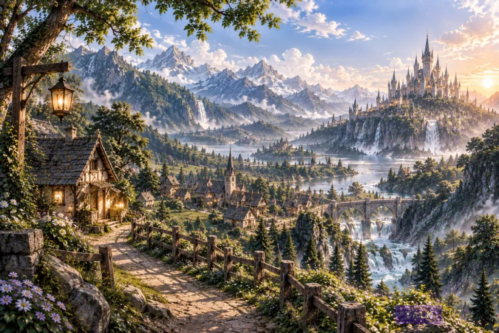 Medieval fantasy world in I Became a Married Man in Another World