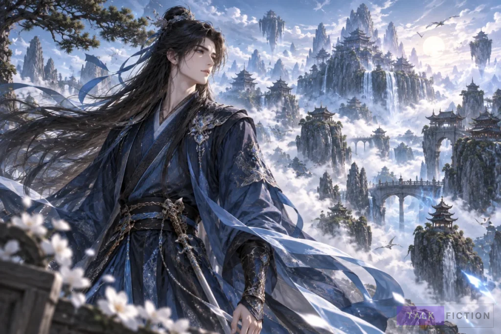 Liu Mufeng enters a cultivation world after transmigrating into a novel in Love the Villain